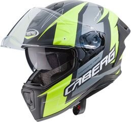 Caberg (カバーグ) DRIFT EVO SPEEDSTER フルフェイス ヘルメット マットブラック/アンスラサイト/イエローフルオ