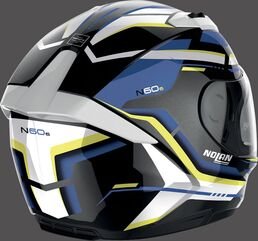 Nolan / ノーラン フルフェイス ヘルメット N60-6 LANCER, White Yellow Blue