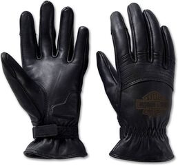 Harley-Davidson Women'S Helm Leather Work Gloves, Black | 98152-23VW