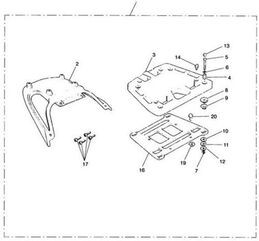 TRIUMPH / トライアンフ A9500089 Cap X 4 Rack Kit Sprint St Tiger 1050 for | A9500089
