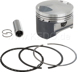 Kedo Piston-kit "Made by ATHENA" 88.00mm / 9 : 1 complete kit including rings, pin and clips, PTFE-coated. | 31358