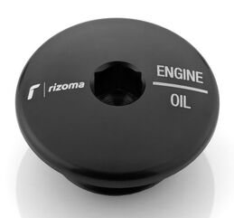 Rizoma / リゾマ  Engine Oil filler caps, Black Anodized | TP043B