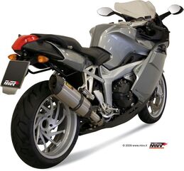 MIVV / ミヴ -SPORT SUONO- スリップオン ステンレス（カーボンエンドキャップ） for BMW K 1200 R S GT(05-) | B.003.L7