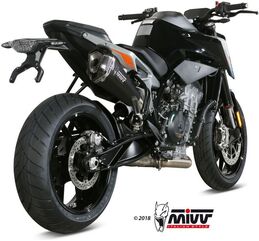 MIVV / ミヴマフラー SPORT SLIP-ON Muffler DELTA RACE STEEL BLACK For KTM 790 DUKE | KT.020.LDRB