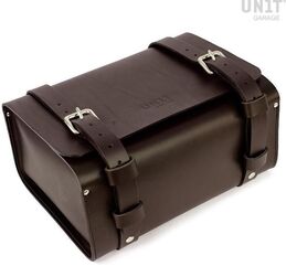 Unitgarage / ユニットガレージ Rear Luggage Bag in grain leather nineT, Brown | 122509_01-Brown