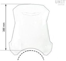 Unitgarage / ユニットガレージ Windshield with GPS support for Ducati Scrambler | 2721