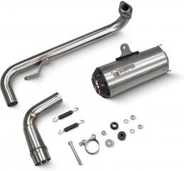 Scorpion Mufflers Red Power Full System Brushed Stainless Steel Sleeve | PHA199SYSSEO