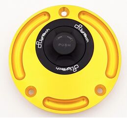 LighTech / ライテック Fuel Tank Cap With Rapid Locking, Color: Black-Gold | TR21N/O