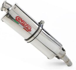 GPR / ジーピーアール Exhaust System Kawasaki ER 5 1996/06 Homologated slip-on exhaust Trioval | K.31 .TRI