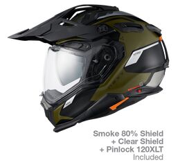 NEXX Adventure Helmet X.WED3 KEYO GREEN.SILVER MT | 01XE323417813