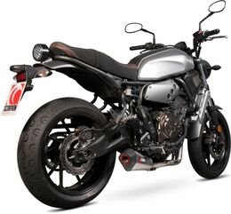 Scorpion / スコーピオンエキゾースト Serket テーパーフルシステム チタンスリーブ Yamaha XSR 700 2016 - 2018 | RYA103SYSTEO
