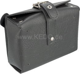 Kedo Rear Fender Bag 'Brema' style, Black (Synthetic Leather) | 30043