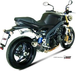 MIVV / ミヴ -SPORT GP- スリップオン カーボン for TRIUMPH SPEED TRIPLE (07-10) | T.008.L2S