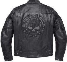 Harley-Davidson Reflective Skull Leather Jacket Ce, Black | 98122-17EM