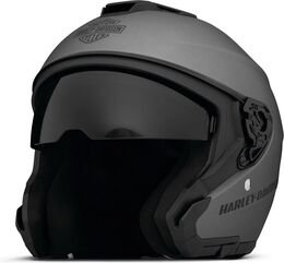 Harley-Davidson Maywood Ii サン・シールド H33 オープンフェイス ヘルメット, Matt Black Silver | 98160-22EX