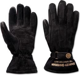 Harley-Davidson 120Th Anniversary Wistful Leather Gloves For Women, Black | 97216-23VW