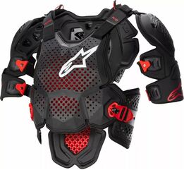 Alpinestars / アルパインスターズ A-10 v2 フルチェストガード ブラック, レッド | 6700523-1431