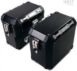 Unitgarage / ユニットガレージ Pair of aluminium Panniers Atlas 47L+41L | AL2C_BL