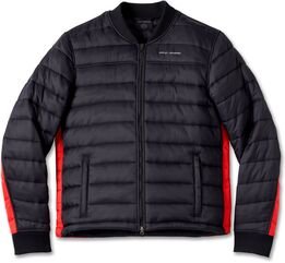 Harley-Davidson Men'S H-D Flex Layering System Heavy Insulated Mid Layer, Black Beauty/High Risk Red | 98171-24VM