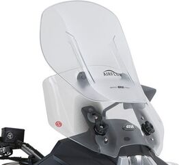 GIVI / ジビ Airflow Sliding Windscreen for Kawasaki Versys 650 15-16, Versys 1000 12-15, HxW max 52x48 cm, 12 cm sliding, fits oe headlight fairing | AF4105