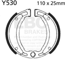 EBCブレーキ Plain モーターサイクル リプレイスメント ブレーキシューズ リア左側用 | Y530