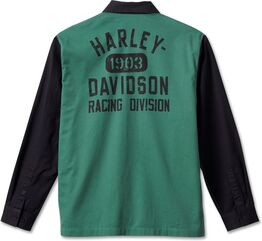 Harley-Davidson Shirt-Woven, Bistro Green | 96640-23VM