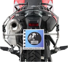 ヘプコ＆ベッカー サイドキャリア カットアウト ステンレス Xplorer カットアウト サイドボックス付 BMW F800Gs | 65