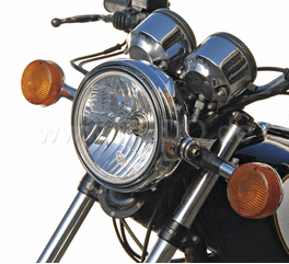 Kedo 7 "H4 Headlamp Lens, Clear Lens, 'E' homologated (diam = 175mm, depth = 90 mm.) | 40503