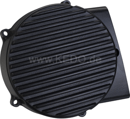 Kedo ViRace' Generator Cover with Cooling Fins, Aluminum, Black Coated | 50639S