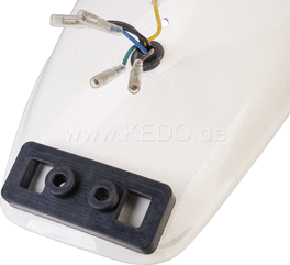 Kedo Damper Tail Light Bracket, suitable for rear light holder WITH indicator bracket, OEM reference # 1U6-84553-00 | 28572RP