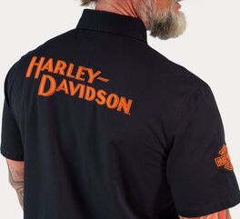 Harley-Davidson Shirt-Woven, Black Beauty | 96853-23VM