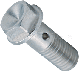 Kedo Banjo Screw M8x1.25 Stainless Steel, suitable for all Double Feed Oil Lines (Cylinder base) | 92051
