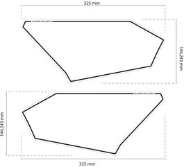 BARRACUDA / バラクーダ SIDE STICKER NUMBER (kit) | HX7400-21