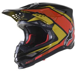 Alpinestars / アルパインスターズ HELMET SM10 CARB BK/YL/O S | 8300222-1549-S