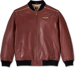 Harley-Davidson Men'S 120Th Anniversary Leather Jacket, Rum Raisin Leather | 97035-23VM