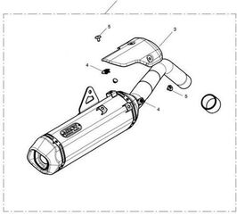 TRIUMPH / トライアンフ Finisher Arrow Silencer | T9600731