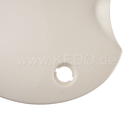 Kedo Replica Side Cover, Left, White (without Decal) (OEM Reference # 1E6-21711-00) | 29299