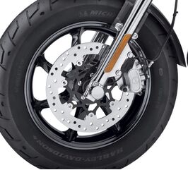 ハーレーダビッドソン スプリット 7スポーク ポリッシュブレーキローター ブラック | 41500108