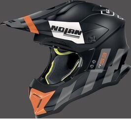 Nolan / ノーラン フルフェイス ヘルメット N53 SPARKLER, Black Orange
