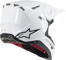 Alpinestars / アルパインスターズ Off Road White Supertech M10 Solid MX Helmet | 8300123-2180