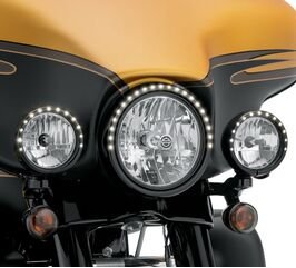 Harley-Davidson Kit-4" Halo Trim Ring Kit,Blac | 61400141