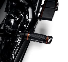 Harley-Davidson Adversary Passenger Footpegs Black & Orange | 50502246