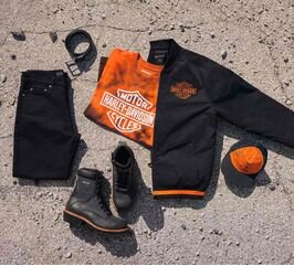 Harley-Davidson Tee-Knit, Harley Orange | 96045-24VM