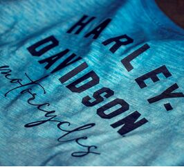 Harley-Davidson Tee-Knit, Gray Blue | 96226-23VW