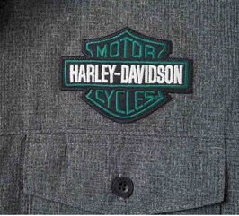 Harley-Davidson Shirt-Woven, Black Beauty | 96648-23VM