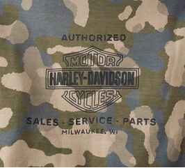 Harley-Davidson Men'S Street Surplus Zip-Up Hoodie, Camouflage | 96781-23VM
