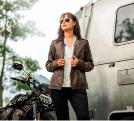 Harley-Davidson Jacket-Leather, Brown leather | 97040-23VW