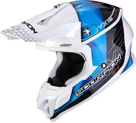 Scorpion / スコーピオン Exo Offroad Helmet Vx-16 Air Gem ホワイトブルー | 46-201-74