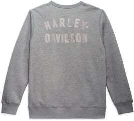 Harley-Davidson Sweatshirt-Knit, Heather Grey | 96028-23VM