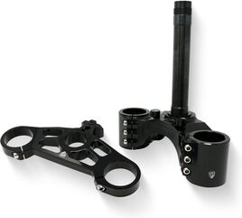 CNC Racing / シーエヌシーレーシング Triple clamps Ducati 1098 1198 Ø53-53 mm - Adjustable offset, Black | PS511B